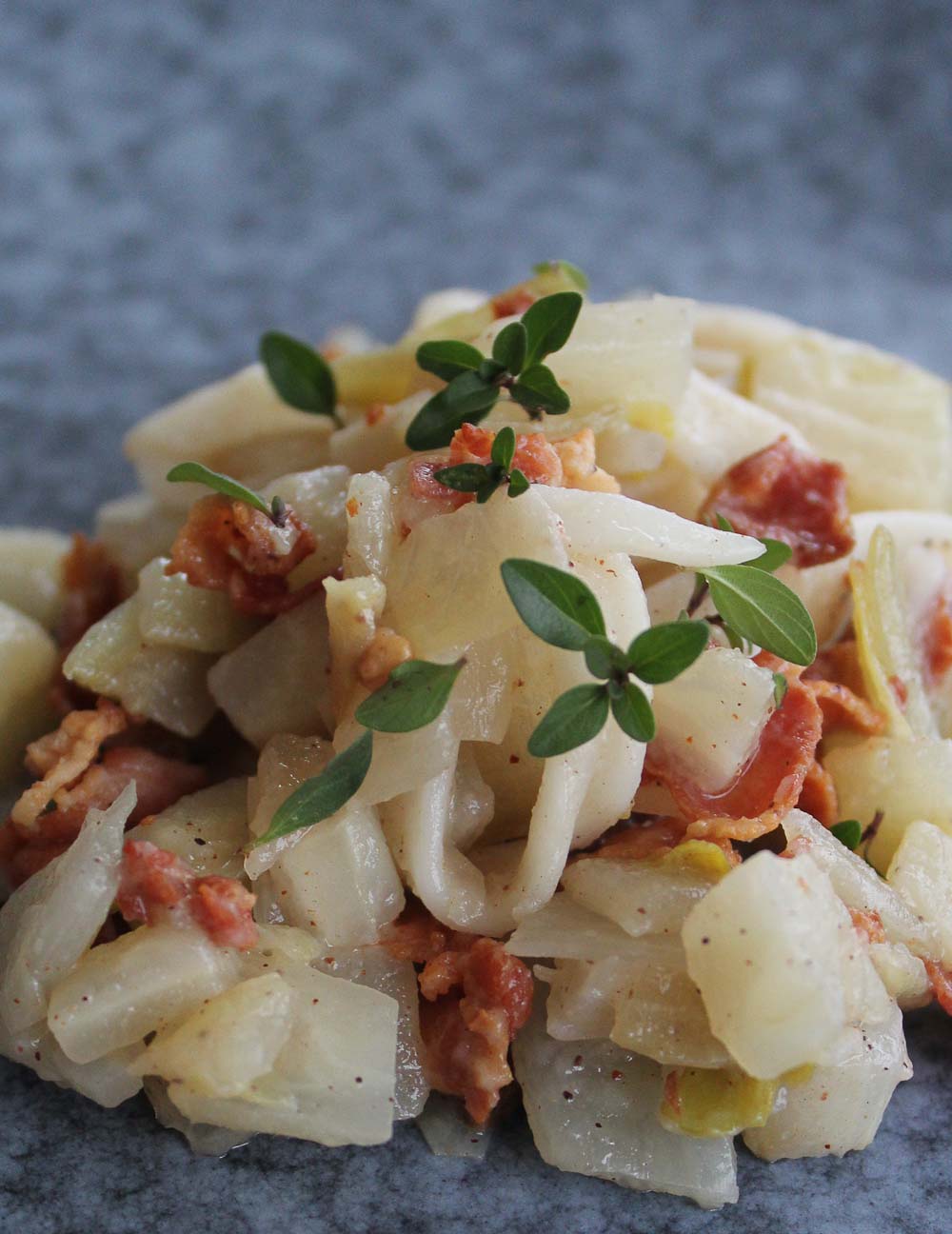 Pasta with endive and pancetta - Italian Notes