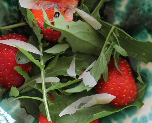 Strawberry Rocket Salad - Italian Notes