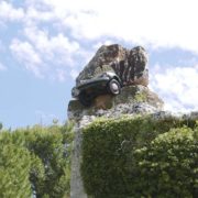 A crushed Beetle at La Palomba Sculpture Park